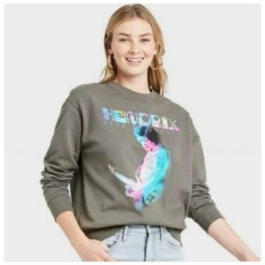 Authentic Jimmy Hendrix Retro 1970 Tour Dates Sweater Sweatshirt Size Medium●